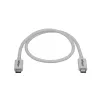 StarTech.com Thunderbolt 3 kabelis - 40Gbps - 0.5m - Balts - Savietojams ar Thunderbolt, USB un DisplayPort