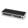 StarTech.com USB 3.0 dokstacija - klēpjdatora dokstacija ar divu monitoru atbalstu, HDMI un DVI/VGA video - 6-portu USB 3.1 Gen 1 5 Gbps centrmezgls, GbE, audio - universāla A tipa dokstacija - Windows un Mac