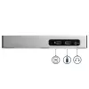 StarTech.com USB 3.0 dokstacija - klēpjdatora dokstacija ar divu monitoru atbalstu, HDMI un DVI/VGA video - 6-portu USB 3.1 Gen 1 5 Gbps centrmezgls, GbE, audio - universāla A tipa dokstacija - Windows un Mac