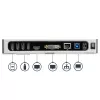 StarTech.com USB 3.0 dokstacija - klēpjdatora dokstacija ar divu monitoru atbalstu, HDMI un DVI/VGA video - 6-portu USB 3.1 Gen 1 5 Gbps centrmezgls, GbE, audio - universāla A tipa dokstacija - Windows un Mac