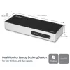StarTech.com USB 3.0 dokstacija - klēpjdatora dokstacija ar divu monitoru atbalstu, HDMI un DVI/VGA video - 6-portu USB 3.1 Gen 1 5 Gbps centrmezgls, GbE, audio - universāla A tipa dokstacija - Windows un Mac