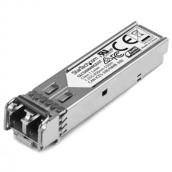 StarTech.com Cisco GLC-SX-MM-RGD saderīgs SFP raiduztvērēja modulis - 1000BASE-SX~Cisco GLC-SX-MM-RGD saderīgs SFP modulis - 1000BASE-SX - 1GbE daudzmodu optiskās šķiedras (MMF) raiduztvērējs - 1GE Gigabit Ethernet SFP - LC 550 m - 850 nm - DDM Cisco ASR920, IE2000, IE4000