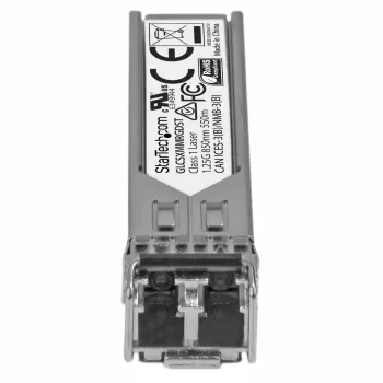 StarTech.com Cisco GLC-SX-MM-RGD saderīgs SFP raiduztvērēja modulis - 1000BASE-SX~Cisco GLC-SX-MM-RGD saderīgs SFP modulis - 1000BASE-SX - 1GbE daudzmodu optiskās šķiedras (MMF) raiduztvērējs - 1GE Gigabit Ethernet SFP - LC 550 m - 850 nm - DDM Cisco ASR920, IE2000, IE4000