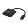 StarTech.com USB C–DisplayPort adapteris ar jaudas piegādi – 4K 60 Hz HBR2 – USB Type-C uz DP 1.2 monitora video pārveidotājs ar uzlādi – 60 W PD caurlaide – Thunderbolt 3 savietojams