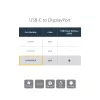 StarTech.com USB C–DisplayPort adapteris ar jaudas piegādi – 4K 60 Hz HBR2 – USB Type-C uz DP 1.2 monitora video pārveidotājs ar uzlādi – 60 W PD caurlaide – Thunderbolt 3 savietojams