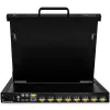 StarTech.com 8 portu montējama KVM konsole ar 1,8 m kabeļiem - integrēts KVM slēdzis ar 17 collu LCD monitoru - pilnībā aprīkota 1U LCD KVM atvilktne - OSD KVM - izturīga, 50 000 stundu MTBF - USB + VGA atbalsts