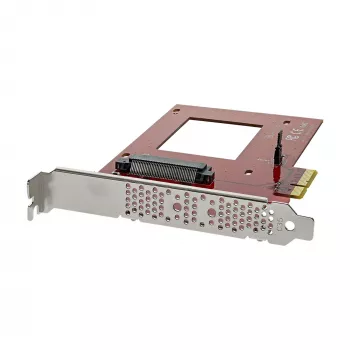 StarTech.com U.2 uz PCIe adapteris 2,5 collu U.2 NVMe SSD - SFF-8639 - x4 PCI Express 4.0