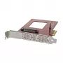 StarTech.com U.2 uz PCIe adapteris 2,5 collu U.2 NVMe SSD - SFF-8639 - x4 PCI Express 4.0