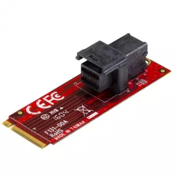 StarTech.com U.2 (SFF-8643) uz M.2 PCI Express 3.0 x4 resursdatora adaptera karte 2,5” U.2 NVMe SSD