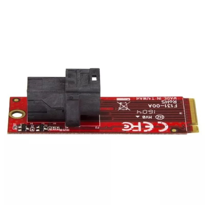 StarTech.com U.2 (SFF-8643) uz M.2 PCI Express 3.0 x4 resursdatora adaptera karte 2,5” U.2 NVMe SSD