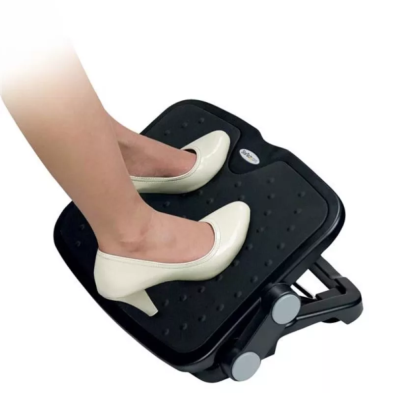 StarTech.com regulējams zem galda kāju balsts, melns, alumīnijs, plastmasa, -30 - 0°, RoHS, TAA, REACH, CE, 45 cm, 35 cm