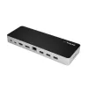 StarTech.com USB-C dokstacija - dubulto monitoru HDMI un DisplayPort 4K 30Hz - USB Type-C klēpjdatora dokstacija ar 60W strāvas padevi, SD, 4 portu USB-A 3.0 centrālmaza, GbE, audio - Thunderbolt 3 saderīga