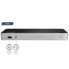 StarTech.com USB-C dokstacija - dubulto monitoru HDMI un DisplayPort 4K 30Hz - USB Type-C klēpjdatora dokstacija ar 60W strāvas padevi, SD, 4 portu USB-A 3.0 centrālmaza, GbE, audio - Thunderbolt 3 saderīga