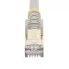 StarTech.com 3m CAT6a Ethernet kabelis - 10 Gigabit ekranēts, bez aizķeršanās, RJ45, 100W PoE, ielāpu vads - 10GbE STP tīkla kabelis ar sprieguma mazināšanu - pelēks, individuāli pārbaudīts/vadi ir UL sertificēti/TIA