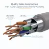 StarTech.com 3m CAT6a Ethernet kabelis - 10 Gigabit ekranēts, bez aizķeršanās, RJ45, 100W PoE, ielāpu vads - 10GbE STP tīkla kabelis ar sprieguma mazināšanu - pelēks, individuāli pārbaudīts/vadi ir UL sertificēti/TIA
