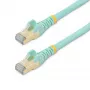 StarTech.com 3m CAT6a Ethernet kabelis - 10 Gigabit ekranēts nesaspiežams RJ45 100W PoE patch vads - 10GbE STP tīkla kabelis ar sprieguma aizsardzību - Aqua individuāli testēts/vadi UL sertificēti/TIA