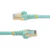 StarTech.com 3m CAT6a Ethernet kabelis - 10 Gigabit ekranēts nesaspiežams RJ45 100W PoE patch vads - 10GbE STP tīkla kabelis ar sprieguma aizsardzību - Aqua individuāli testēts/vadi UL sertificēti/TIA