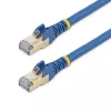StarTech.com 2m CAT6a Ethernet kabelis - 10 Gigabit ekranēts, bez aizķeršanās, RJ45, 100W PoE, plākstera vads - 10GbE STP tīkla kabelis ar stiegrojumu - zils, individuāli testēts/vadi ir UL sertificēti/TIA
