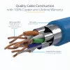 StarTech.com 2m CAT6a Ethernet kabelis - 10 Gigabit ekranēts, bez aizķeršanās, RJ45, 100W PoE, plākstera vads - 10GbE STP tīkla kabelis ar stiegrojumu - zils, individuāli testēts/vadi ir UL sertificēti/TIA