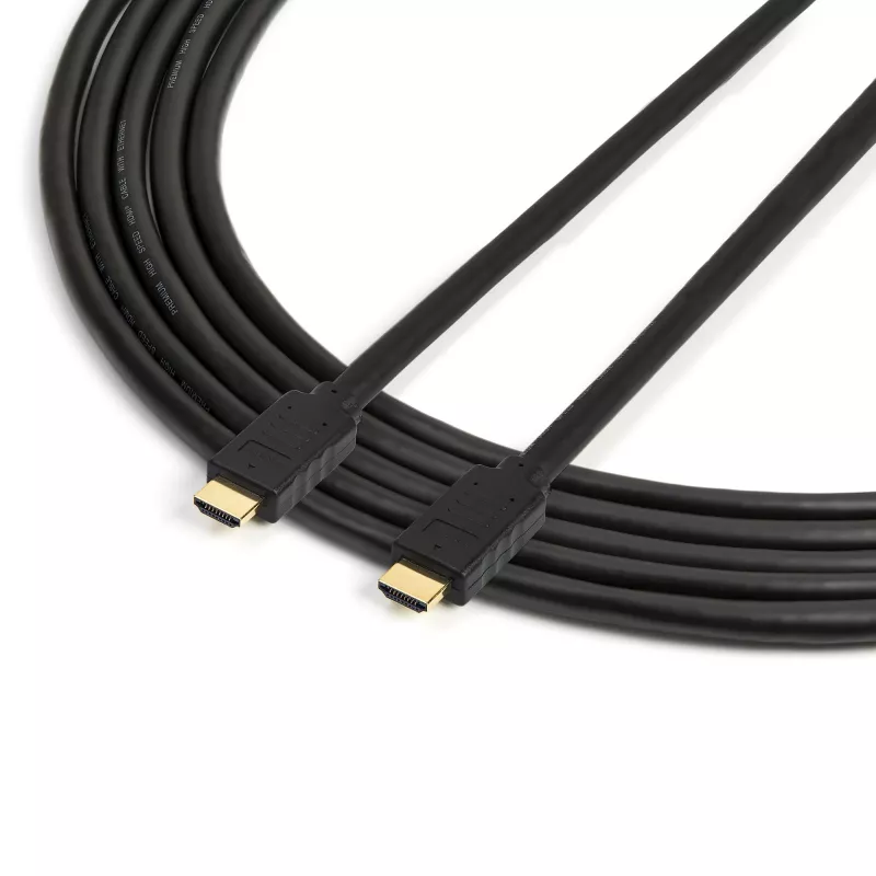 StarTech.com 15 pēdas (5m) Premium Certified HDMI 2.0 kabelis ar Ethernet - ātrdarbīgs Ultra HD 4K 60Hz HDR10 HDMI kabelis - garš HDMI vads (vīriešu/vīriešu savienotāji) - UHD monitoriem, televizoriem, displejiem