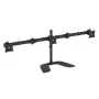 StarTech.com trīskāršo monitoru galda statīvs – regulējams, skavas stiprinājums, 24 kg, 33 cm (13 collas), 68,6 cm (27 collas), 100 x 100 mm, melns