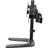StarTech.com trīskāršo monitoru galda statīvs – regulējams, skavas stiprinājums, 24 kg, 33 cm (13 collas), 68,6 cm (27 collas), 100 x 100 mm, melns