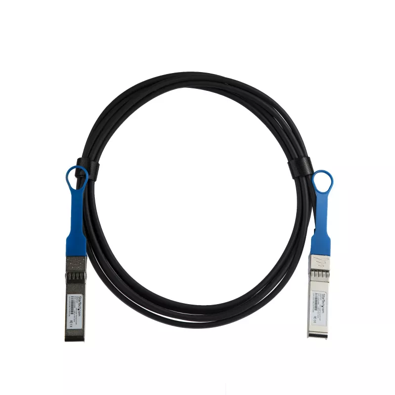 StarTech.com HPE JD097C saderīgs 3m 10G SFP+ uz SFP+ tiešās pievienošanas kabelis Twinax - 10GbE SFP+ vara DAC 10 Gbps zema enerģijas patēriņa pasīvs Mini GBIC/uztvērēja modulis DAC Firepower A5500 5800