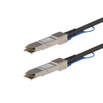 StarTech.com Juniper EX-QSFP-40GE-DAC-50CM saderīgs 0,5 m 40G QSFP+ uz QSFP+ tiešās pievienošanas kabelis Twinax - 40GbE QSFP+ vara DAC 40 Gbps mazjaudas pasīvais raiduztvērēja modulis DAC