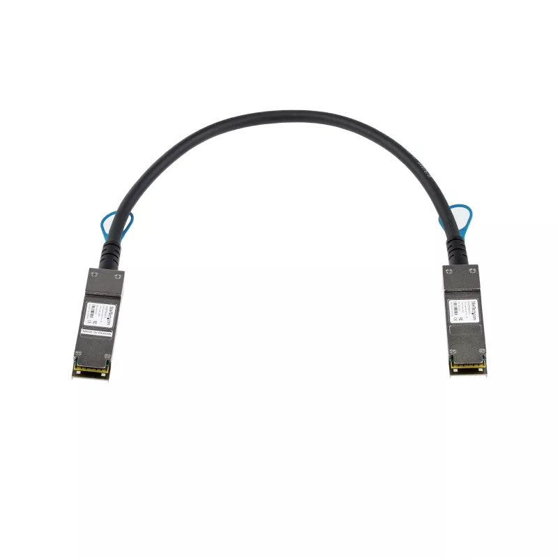StarTech.com Juniper EX-QSFP-40GE-DAC-50CM saderīgs 0,5 m 40G QSFP+ uz QSFP+ tiešās pievienošanas kabelis Twinax - 40GbE QSFP+ vara DAC 40 Gbps mazjaudas pasīvais raiduztvērēja modulis DAC