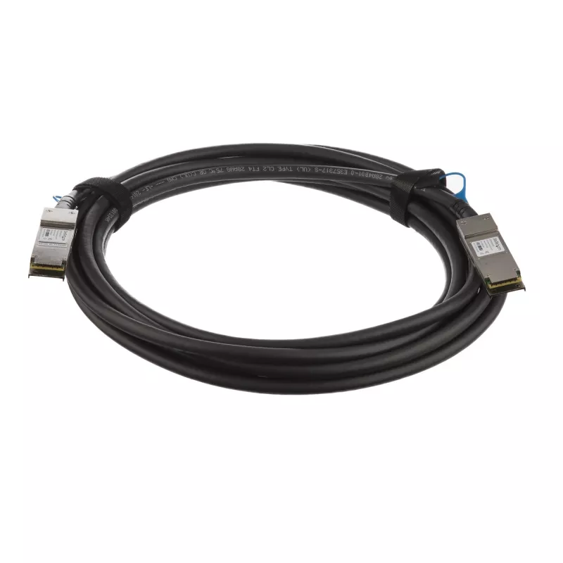 StarTech.com MSA Uncoded saderīgs 5 m 40G QSFP+ uz QSFP+ tieša pievienojuma sadalošais kabelis Twinax - 40 GbE QSFP+ vara DAC 40 Gbps mazjaudas pasīvs raiduztvērēja modulis DAC