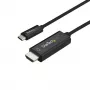 StarTech.com 6 pēdu (2 m) USB-C uz HDMI kabelis – 4K 60 Hz USB Type-C uz HDMI 2.0 video adaptera kabelis – Thunderbolt 3 saderīgs – klēpjdatora savienošanai ar HDMI monitoru/displeju – DP 1.2 Alt Mode HBR2 – melns
