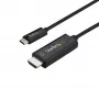 StarTech.com 3 pēdu (1 m) USB-C uz HDMI kabelis - 4K 60Hz USB Type-C uz HDMI 2.0 video adaptera kabelis - Thunderbolt 3 saderīgs - Klēpjdators uz HDMI monitoru/displeju - DP 1.2 Alt Mode HBR2 - Melns