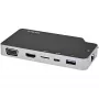 StarTech.com USB-C daudzportu adapteris – USB-C uz 4K HDMI vai VGA video ar 100 W Power Delivery caurlaidi, 2 portu 10 Gbps USB centrmezgls, microSD, GbE – USB 3.1 Gen 2 Type-C mini/ceļojumu dokstacija