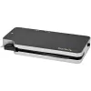 StarTech.com USB-C daudzportu adapteris – USB-C uz 4K HDMI vai VGA video ar 100 W Power Delivery caurlaidi, 2 portu 10 Gbps USB centrmezgls, microSD, GbE – USB 3.1 Gen 2 Type-C mini/ceļojumu dokstacija
