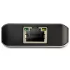 StarTech.com 3 pieslēgvietu USB-C centrmezgls ar Gigabit Ethernet RJ45 GbE pieslēgvietu – 2x USB-A, 1x USB-C – SuperSpeed 10Gbps USB 3.2 Gen 2 Type-C centrmezgla adapteris – ar USB kopnes barošanu – alumīnija – darbojas ar TB3
