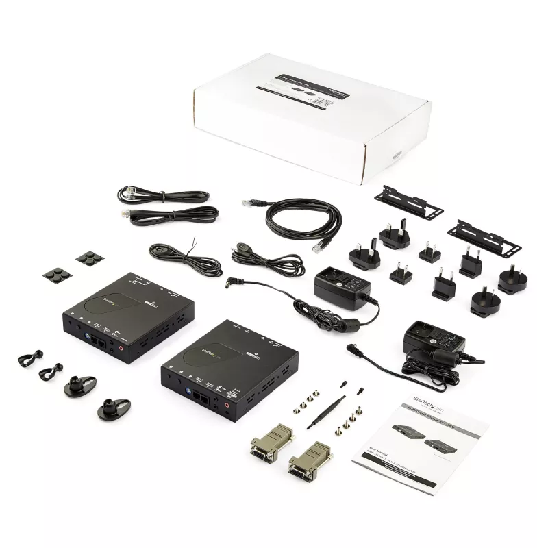 StarTech.com HDMI over IP paplašinātāja komplekts ar video sienas atbalstu - 1080p