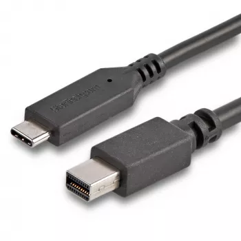 StarTech.com 1,8 m USB-C uz Mini DisplayPort kabelis - 4K 60Hz - Melns