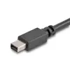 StarTech.com 1,8 m USB-C uz Mini DisplayPort kabelis - 4K 60Hz - Melns