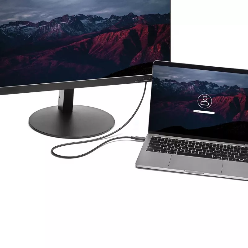 StarTech.com 1,8 m USB-C uz Mini DisplayPort kabelis - 4K 60Hz - Melns