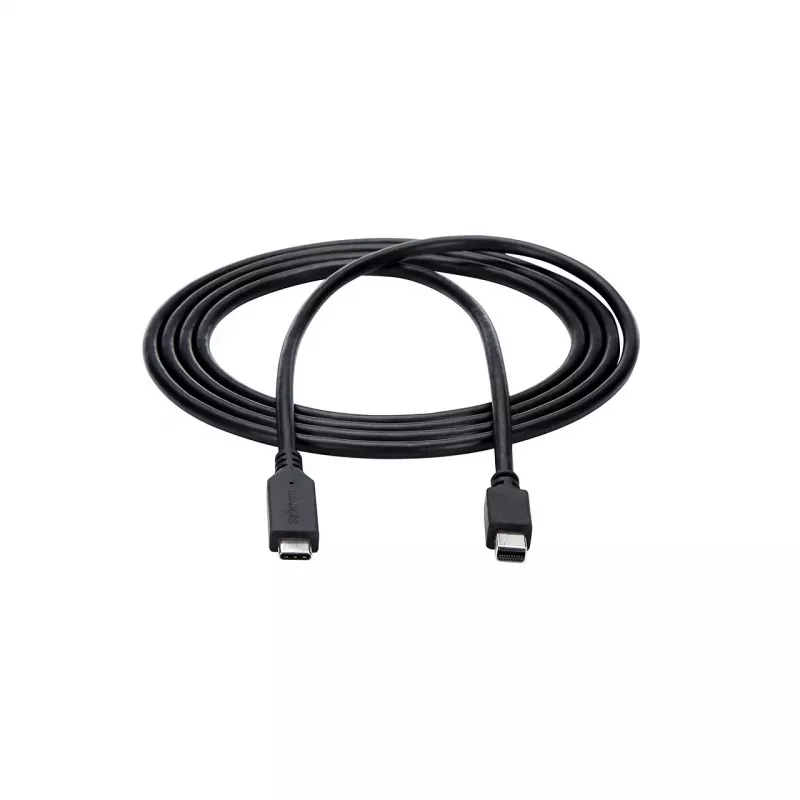 StarTech.com 1,8 m USB-C uz Mini DisplayPort kabelis - 4K 60Hz - Melns