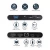 StarTech.com USB C dokstacija - 4K divu monitoru DisplayPort - mini klēpjdatora dokstacija - 100 W jaudas piegāde caurlaide - GbE, 2 portu USB-A centrmezgls - USB Type-C vairāku pieslēgvietu adapteris - 1 m kabelis