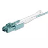 StarTech.com 10m (30 pēdas) MTP(F)/PC uz 4x LC/PC Duplex Breakout OM3 daudzmodu optiskās šķiedras kabelis, OFNP Plenum, 40G tīkli, zemi ievades zudumi - optiskās šķiedras džempera vads