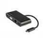 StarTech.com USB C daudzfunkciju adapteris - Mini USB-C dokstacija ar vienu VGA 1080p video monitoru - 60 W strāvas padeves caurlaide - USB 3.1 Gen 1 Type-A 5 Gbps, Gigabit Ethernet - Dokstacija