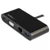 StarTech.com USB C daudzfunkciju adapteris - Mini USB-C dokstacija ar vienu VGA 1080p video monitoru - 60 W strāvas padeves caurlaide - USB 3.1 Gen 1 Type-A 5 Gbps, Gigabit Ethernet - Dokstacija