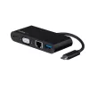 StarTech.com USB C daudzfunkciju adapteris - Mini USB-C dokstacija ar vienu VGA 1080p video monitoru - 60 W strāvas padeves caurlaide - USB 3.1 Gen 1 Type-A 5 Gbps, Gigabit Ethernet - Dokstacija