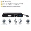 StarTech.com USB C daudzfunkciju adapteris - Mini USB-C dokstacija ar vienu VGA 1080p video monitoru - 60 W strāvas padeves caurlaide - USB 3.1 Gen 1 Type-A 5 Gbps, Gigabit Ethernet - Dokstacija