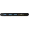 StarTech.com USB C daudzportu adapteris - USB Type-C mini dokstacija ar HDMI 4K vai VGA 1080p video - 100 W Power Delivery caurlaide, 3 portu USB 3.0 centrmezgls, GbE, SD un MicroSD - portatīvā klēpjdatora ceļojumu dokstacija