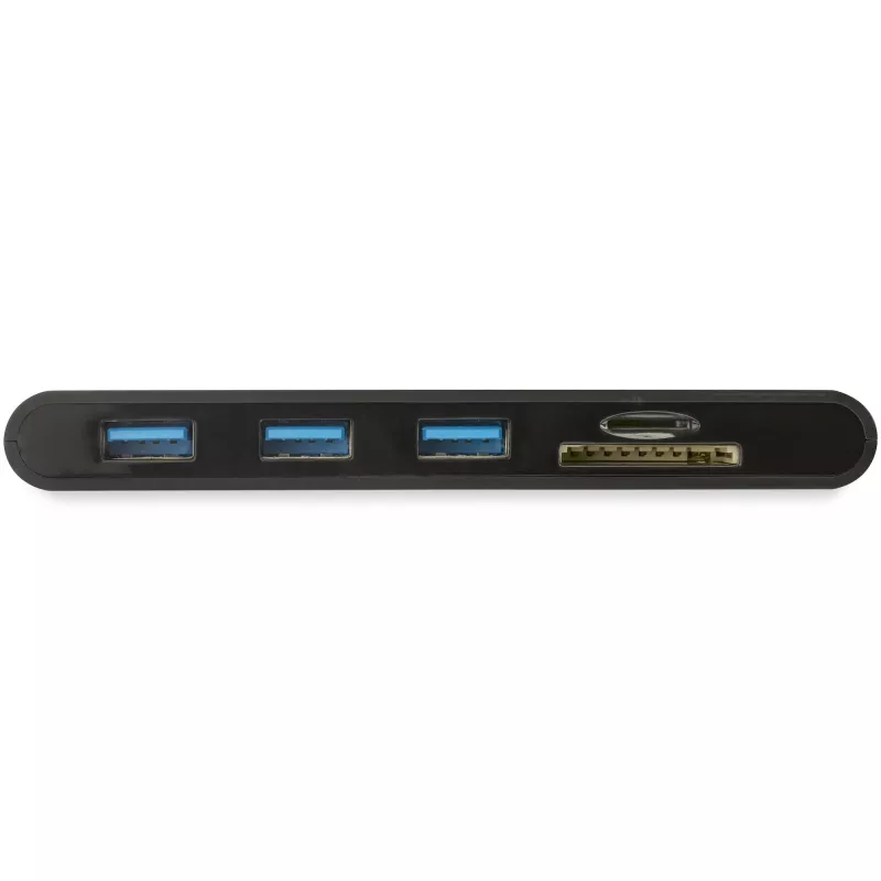 StarTech.com USB C daudzportu adapteris - USB Type-C mini dokstacija ar HDMI 4K vai VGA 1080p video - 100 W Power Delivery caurlaide, 3 portu USB 3.0 centrmezgls, GbE, SD un MicroSD - portatīvā klēpjdatora ceļojumu dokstacija