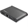 StarTech.com USB C daudzportu adapteris - pārnēsājama USB-C dokstacija ar 4K HDMI - 100 W PD 3.0 caurlaides funkcija, 1x USB-A, 1x USB-C, GbE - Thunderbolt 3 un USB Type-C klēpjdatora ceļojumu dokstacija - Mac un Windows