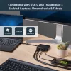 StarTech.com USB C daudzportu adapteris - pārnēsājama USB-C dokstacija ar 4K HDMI - 100 W PD 3.0 caurlaides funkcija, 1x USB-A, 1x USB-C, GbE - Thunderbolt 3 un USB Type-C klēpjdatora ceļojumu dokstacija - Mac un Windows